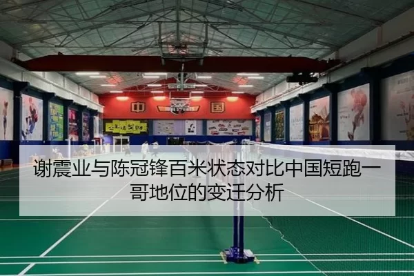 谢震业与陈冠锋百米状态对比中国短跑一哥地位的变迁分析